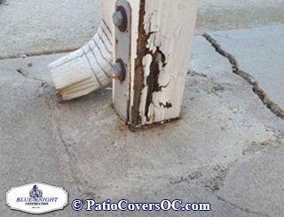 Termites and Dry Rot Irvine with Blue Knight Termite Control and Construction, Termite Damaged wood